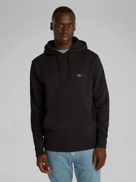 Sweatshirt WOVEN LABEL HOODIE Kngurutasche, Logostickerei