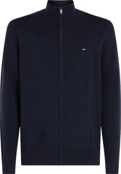 Tommy Hilfiger Strickjacke BT-ESSENTIAL COTTON ZIP THRU (in bracket if parent id exists) Grün