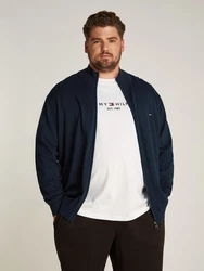 Tommy Hilfiger Strickjacke BT-ESSENTIAL COTTON ZIP THRU (in bracket if parent id exists) Grün