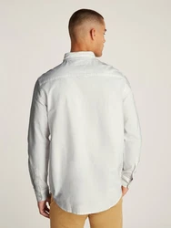 Tommy Jeans Hemd Grau/Khaki/Weiß