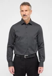 Eterna Langarmhemd SLIM FIT NON IRON Dunkelgrau/Grau/Schwarz/Braun