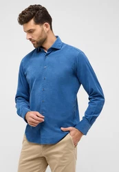 Eterna Langarmhemd MODERN FIT Dunkelblau/Blau/Hellblau
