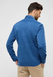 Eterna Langarmhemd MODERN FIT Dunkelblau/Blau/Hellblau