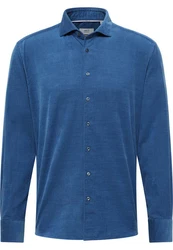 Eterna Langarmhemd MODERN FIT Dunkelblau/Blau/Hellblau