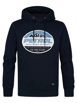 Petrol Industries Sweatshirt Hoodie Taku Blau/Dunkelblau