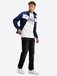 Lonsdale Sweatjacke ALNWICK Dunkelblau/Hellblau/Blau