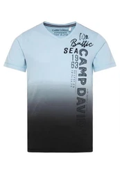 CAMP DAVID T-Shirt CRUISE NORTH Blau/Hellblau