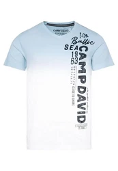 CAMP DAVID T-Shirt CRUISE NORTH Hellblau/Blau