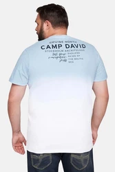 CAMP DAVID T-Shirt CRUISE NORTH Hellblau/Blau