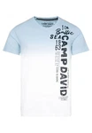 CAMP DAVID T-Shirt CRUISE NORTH Hellblau/Blau