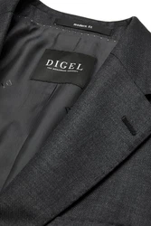 Digel Anzugsakko Dario Hellblau/Dunkelgrau