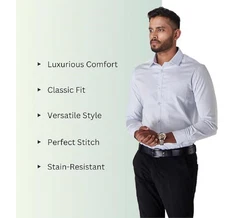 Kut For You Langarmhemd Herrenhemd (für Männer und Jungen) Grau/Schwarz/Weiß/Rot/Braun
