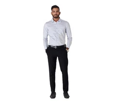 Kut For You Langarmhemd Herrenhemd (für Männer und Jungen) Grau/Schwarz/Weiß/Rot/Braun