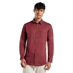 Kut For You Langarmhemd Herrenhemd Slim Fit Dunkelrot/Bordeaux/Rot Kut For You Langarmhemd Herrenhemd Slim Fit Dunkelrot/Bordeaux/Rot