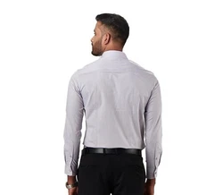 Kut For You Langarmhemd Herrenhemd (für Männer und Jungen) Schwarz/Grau/Hellblau/Lila