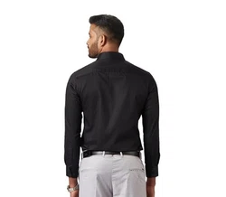 Kut For You Langarmhemd Herrenhemd (für Männer und Jungen) Schwarz/Weiß/Lila/Orange/Rot