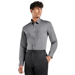 Kut For You Langarmhemd Herrenhemd Slim Fit Grau/Hellgrau/Dunkelgrau Kut For You Langarmhemd Herrenhemd Slim Fit Grau/Hellgrau/Dunkelgrau