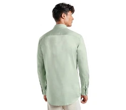 Kut For You Langarmhemd Herrenhemd Slim Fit Hellgrün/Grün/Khaki/Türkis