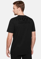 CAMP DAVID T-Shirt FITNESS CHALLENGE Kurzarmshirt Schwarz/Rot/Grau/Orange/Dunkelrot/Beige/Dunkelgrün