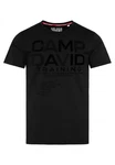 CAMP DAVID T-Shirt FITNESS CHALLENGE Kurzarmshirt Schwarz/Rot/Grau/Orange/Dunkelrot/Beige/Dunkelgrün