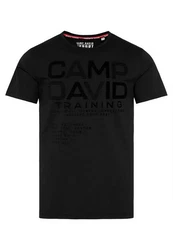 CAMP DAVID T-Shirt FITNESS CHALLENGE Kurzarmshirt Schwarz/Rot/Grau/Orange/Dunkelrot/Beige/Dunkelgrün