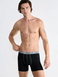 SLOGGI Boxershorts 'men Start' Grau/Schwarz/Dunkelgrau/Lila