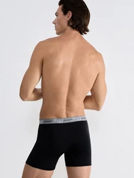 SLOGGI Boxershorts 'men Start' Grau/Schwarz/Dunkelgrau/Lila
