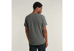 G-STAR T-Shirt Slim Base Dunkelgrün/Dunkelgrau/Khaki/Hellgrau/Grau