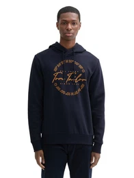 Kapuzensweatshirt mit groem Logo-Frontprint