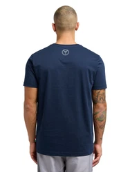 CARLO COLUCCI T-Shirt di Comun Grau/Dunkelblau/Blau/Hellblau