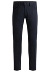 BOSS Stoffhose P-Delaware5 Dunkelblau/Blau