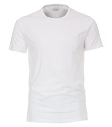 VENTI T-Shirt Weiß/Grau/Creme