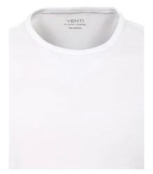 VENTI T-Shirt Weiß/Grau/Creme
