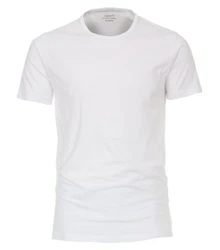 VENTI T-Shirt Weiß/Grau/Creme