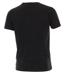 VENTI Rundhalsshirt Modern Fit Schwarz/Dunkelgrau/Grau