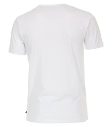 VENTI T-Shirt V-Neck Weiß/Creme/Grau