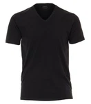 VENTI T-Shirt V-Neck Schwarz