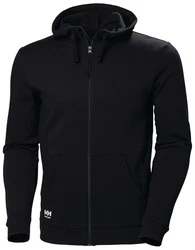 Helly Hansen Kapuzenpullover Classic Zip Hoodie Schwarz/Dunkelblau