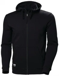 Helly Hansen Kapuzenpullover Classic Zip Hoodie Schwarz/Dunkelblau