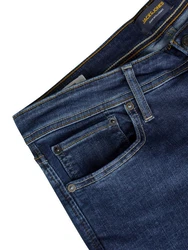 Jack & Jones Slim-fit-Jeans JJIGLENN Dunkelblau/Blau/Hellblau
