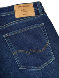 Jack & Jones Slim-fit-Jeans JJIGLENN Dunkelblau/Blau/Hellblau