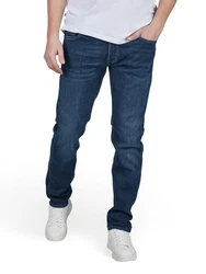 Jack & Jones Slim-fit-Jeans JJIGLENN Dunkelblau/Blau/Hellblau