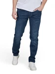 Jack & Jones Slim-fit-Jeans JJIGLENN Dunkelblau/Blau/Hellblau
