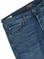 Jack & Jones Slim-fit-Jeans JJIGLENN Blau/Dunkelblau