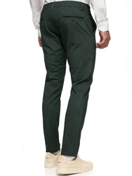 Indicode Herren Rodekro Chinohose Super Stretch mit 4 Taschen Dunkelgrün/Grün/Khaki