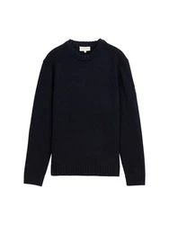 TOM TAILOR Longpullover Dunkelblau/Blau