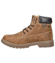 Dockers by Gerli Schnürstiefel Worker Boots Braun/Beige/Khaki