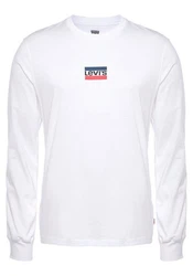 Levi's Langarmshirt GRAPHIC TEE Weiß/Creme/Braun/Dunkelblau