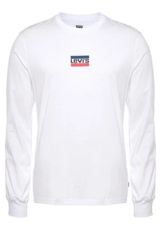 Levi's Langarmshirt GRAPHIC TEE Weiß/Creme/Braun/Dunkelblau