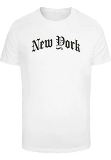 Mister Tee T-Shirt New York Wording Tee Rosa/Creme/Weiß/Dunkelblau/Blau Mister Tee T-Shirt New York Wording Tee Rosa/Creme/Weiß/Dunkelblau/Blau